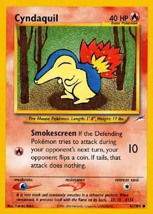 Cyndaquil - Neo Destiny 61/105 [ Italiano / Inglese ]