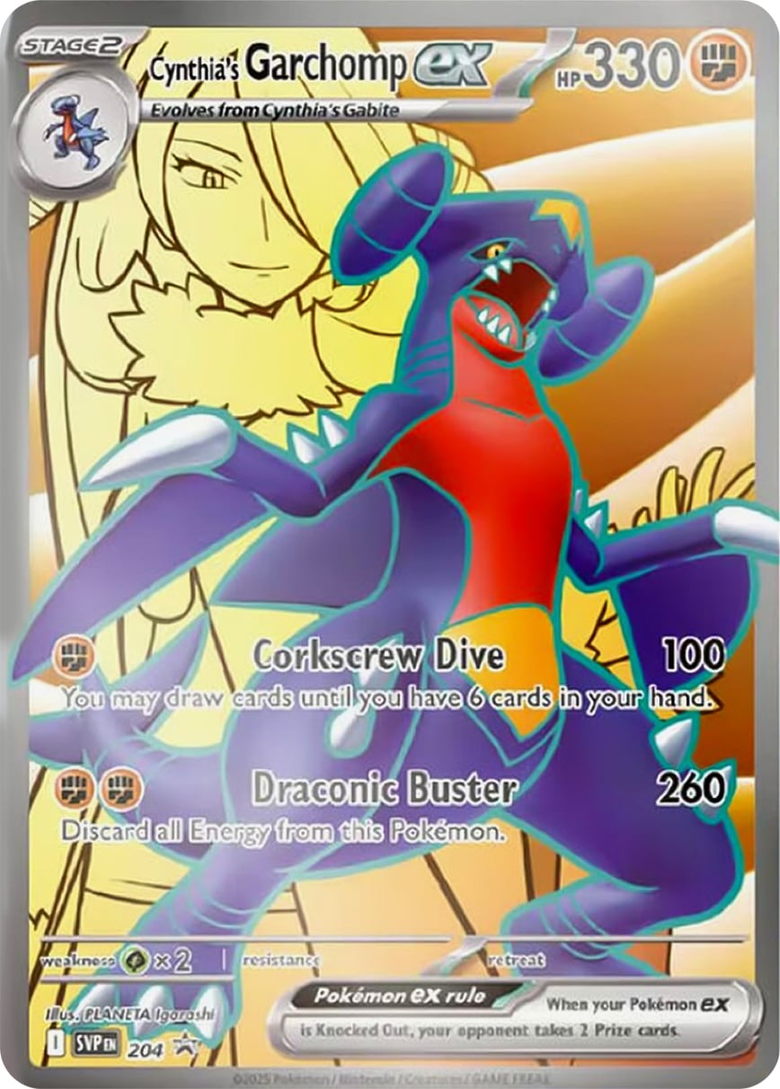 Garchomp-ex di Camilla - SVP Black Star Promos SVP 204 [ Italiano ]