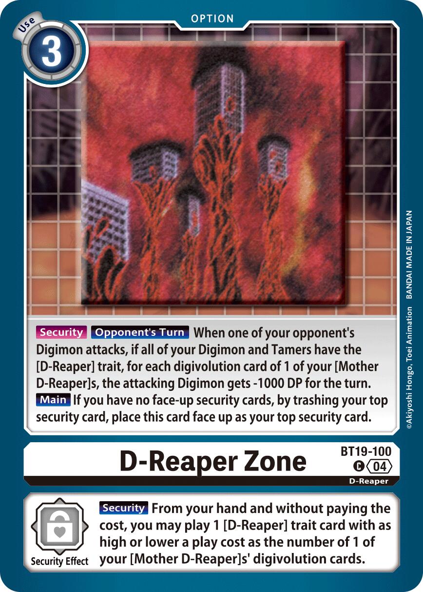 D-Reaper Zone BT19-100 [ Inglese / Giapponese ]