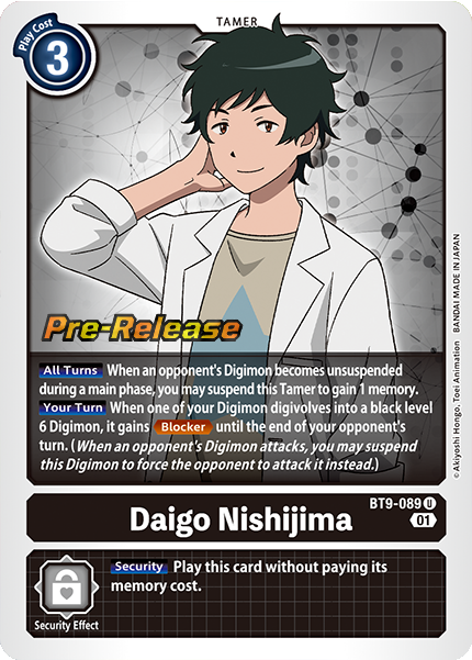 Daigo Nishijima BT9-089 [ Inglese / Giapponese ]