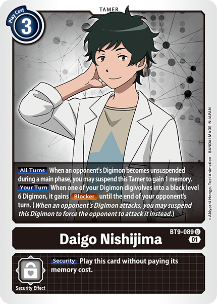 Daigo Nishijima BT9-089 [ Inglese / Giapponese ]