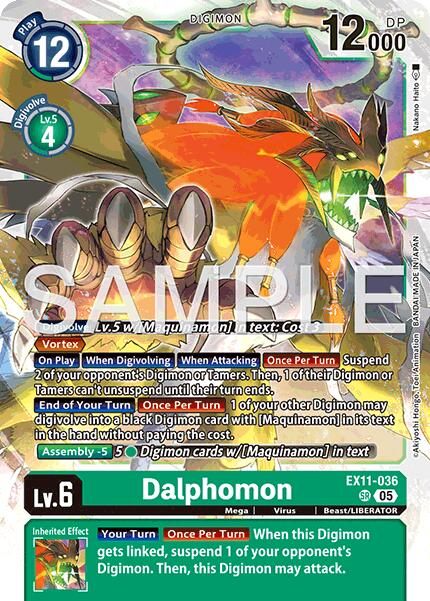 Dalphomon EX11-036 [ Inglese / Giapponese ]