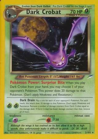 Dark Crobat - Neo Destiny 2/105 [ Italiano / Inglese ]