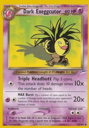 Dark exeggcutor - Neo Destiny 33/105 [ Italiano / Inglese ]