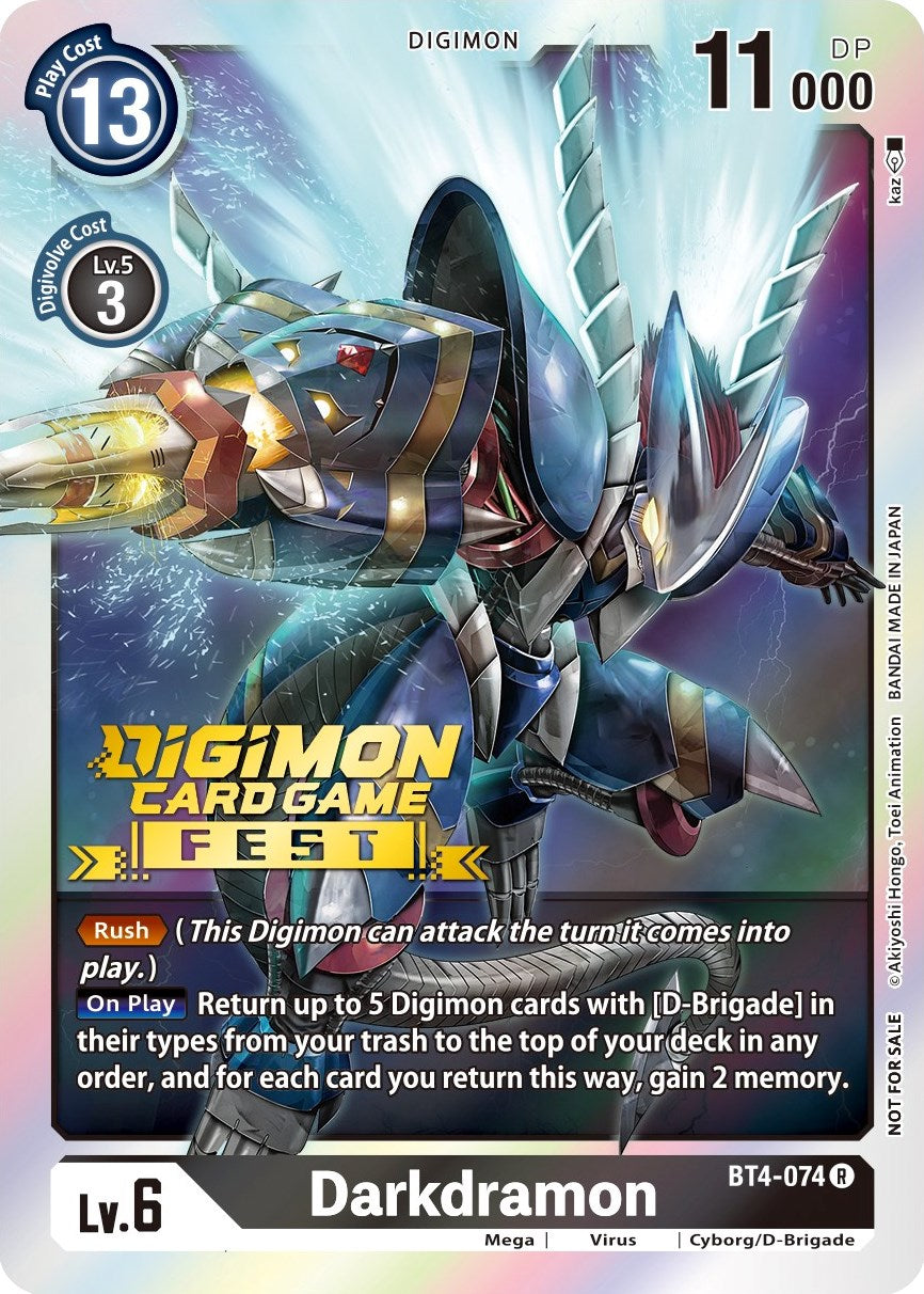 Darkdramon BT4-074 [ Inglese / Giapponese ]