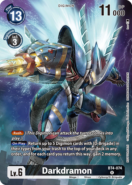 Darkdramon BT4-074 [ Inglese / Giapponese ]
