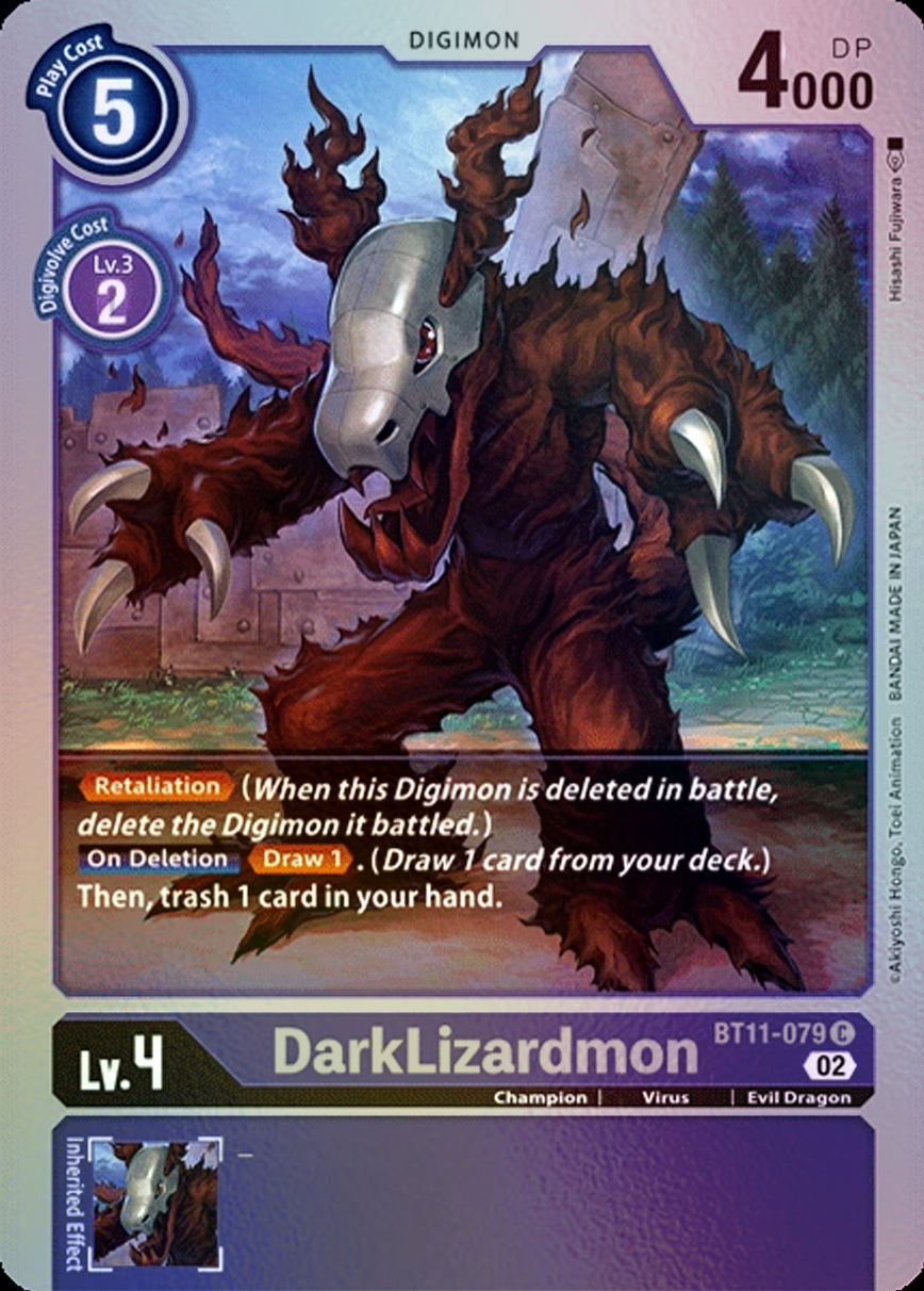 DarkLizardmon BT11-079 [ Inglese / Giapponese ]