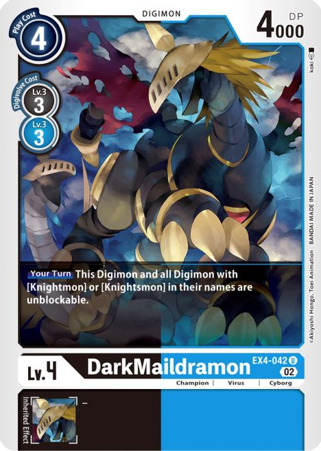 DarkMaildramon EX4-042 [ Inglese / Giapponese ]