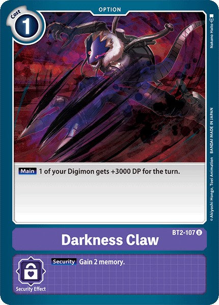 Darkness Claw BT2-107 [ Inglese / Giapponese ]
