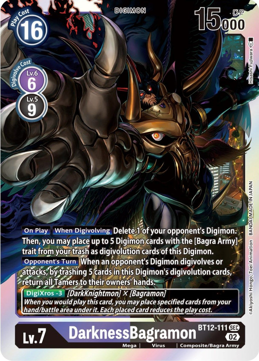 DarknessBagramon BT12-111 [ Inglese / Giapponese ]