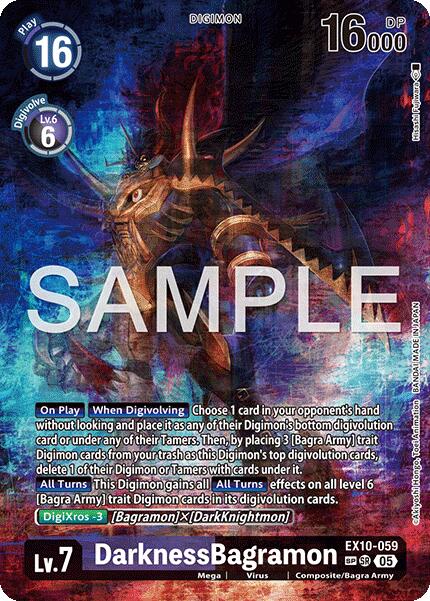 DarknessBagramon EX10-059 [ Inglese / Giapponese ]