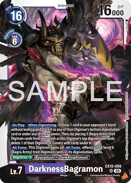 DarknessBagramon EX10-059 [ Inglese / Giapponese ]
