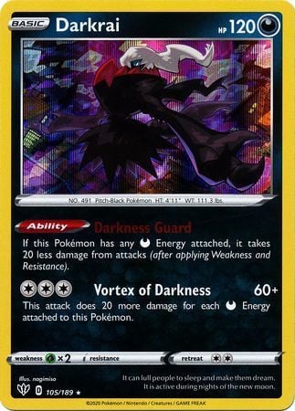 Darkrai - Fiamme Oscure 105/189 [ Italiano / Inglese ]