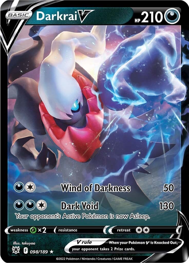Darkrai V - Lucentezza Siderale 098/189 [ Italiano / Inglese ]