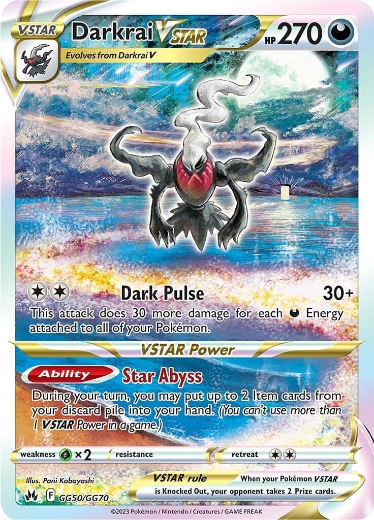 Darkrai V ASTRO - Lucentezza Siderale 099/189 [ Italiano / Inglese ]