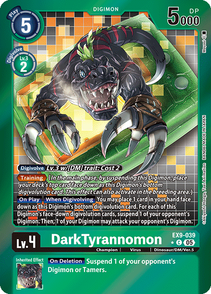DarkTyrannomon EX9-039 [ Inglese / Giapponese ]
