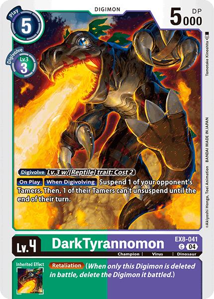 DarkTyrannomon EX8-041 [ Inglese / Giapponese ]