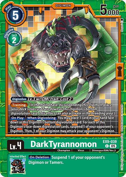 DarkTyrannomon EX9-039 [ Inglese / Giapponese ]