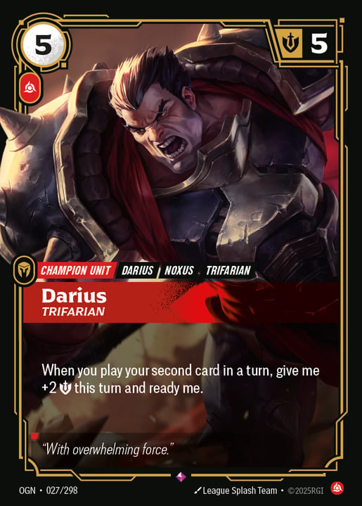 Darius, Trifarian [ Inglese / Cinese Semplificato ]