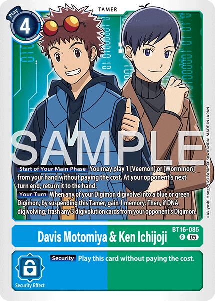 Davis Motomiya & Ken Ichijoji BT16-085 [ Inglese / Giapponese ]
