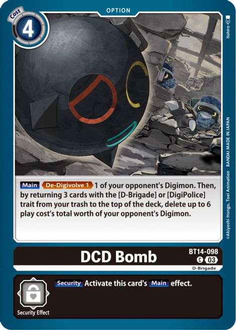 DCD Bomb BT14-098 [ Inglese / Giapponese ]