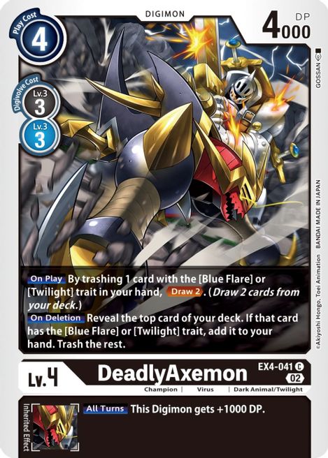 DeadlyAxemon EX4-041 [ Inglese / Giapponese ]