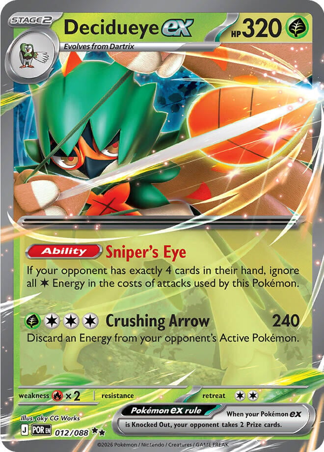 Decidueye-ex - Equilibrio Perfetto 012/088 [ Italiano / Inglese ]