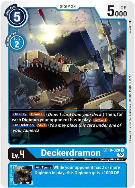 Deckerdramon BT10-020 [ Inglese / Giapponese ]