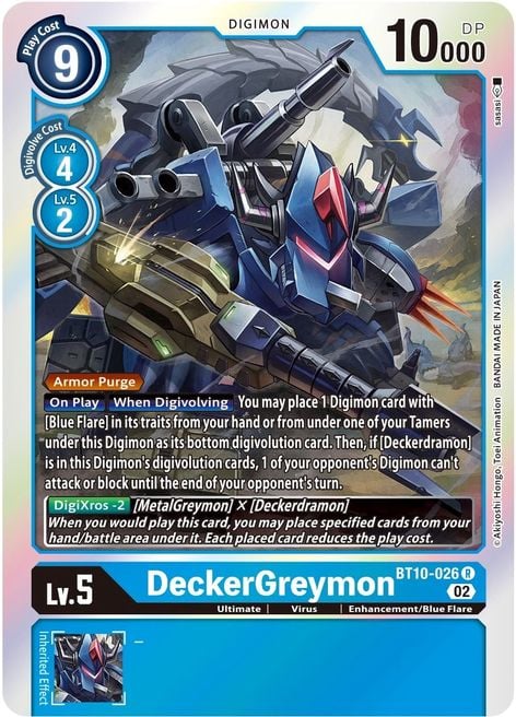 DeckerGreymon BT10-026 [ Inglese / Giapponese ]