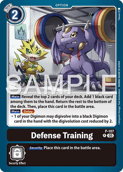 Defense Training P-107 [ Inglese / Giapponese ]