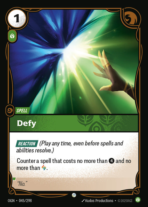 Defy [ Inglese / Cinese Semplificato ]