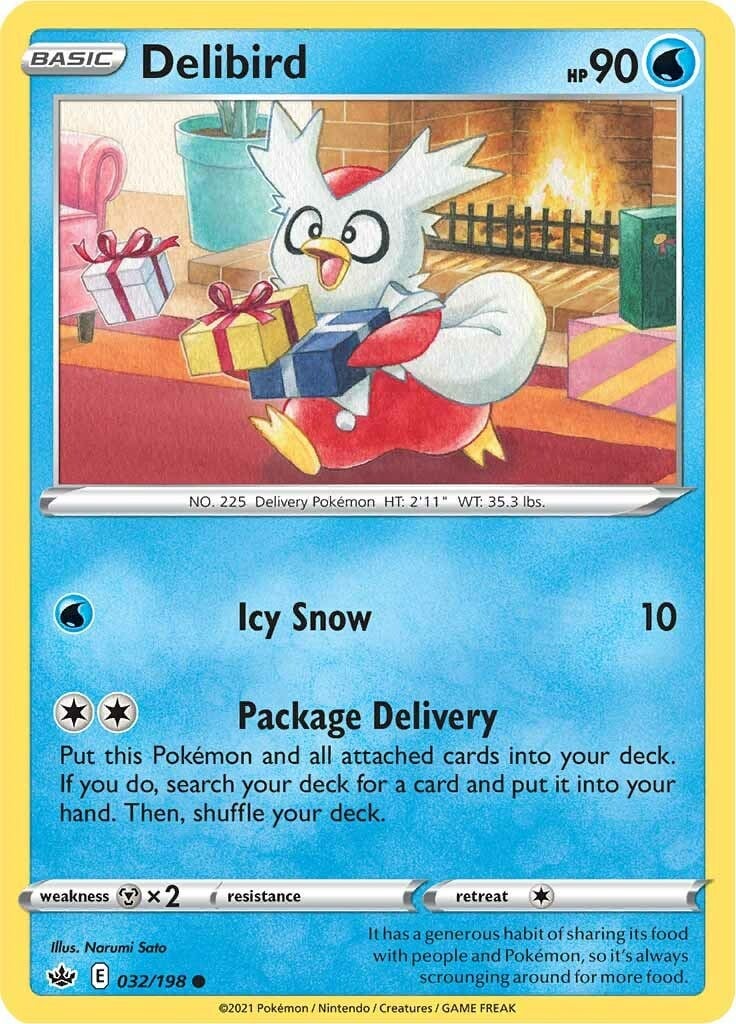Delibird - Regno Glaciale 032/198 [ Italiano / Inglese ]