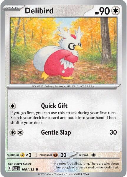 Delibird - Megaevoluzione 105/132 [ Italiano ]