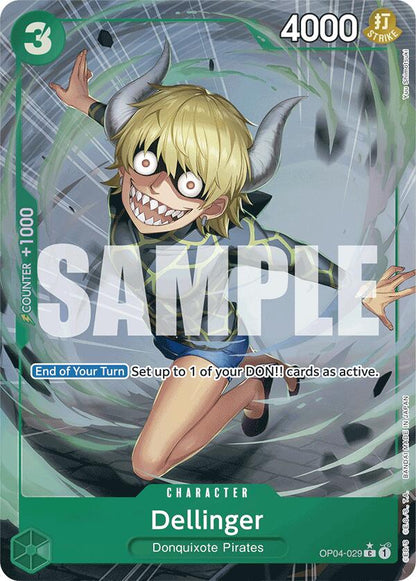 Dellinger OP04-029 [ Inglese / Giapponese / Francese / Cinese Semplificato ]