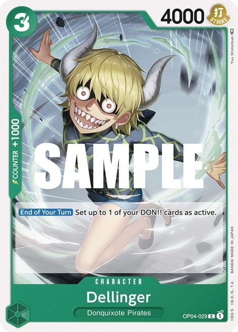 Dellinger OP04-029 [ Inglese / Giapponese / Francese / Cinese Semplificato ]