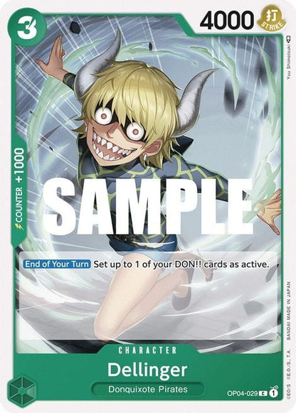 Dellinger OP04-029 [ Inglese / Giapponese / Francese / Cinese Semplificato ]