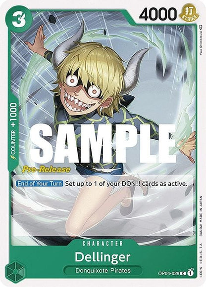 Dellinger OP04-029 [ Inglese / Giapponese / Francese / Cinese Semplificato ]