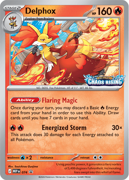 Delphox - MEP Black Star Promos MEP 074 [ Italiano / Inglese ]