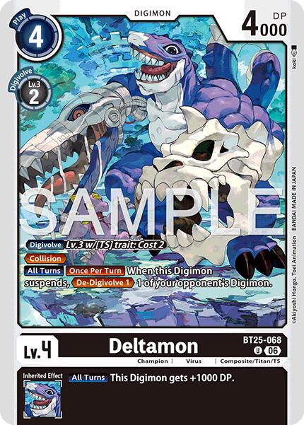 Deltamon BT25-068 [ Inglese / Giapponese ]