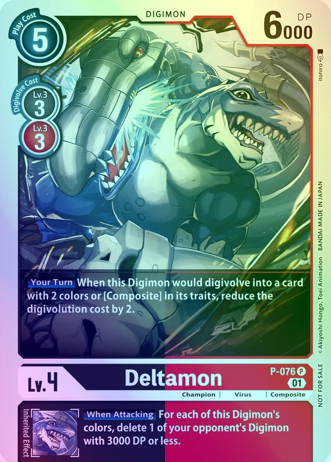 Deltamon P-076 [ Inglese / Giapponese ]