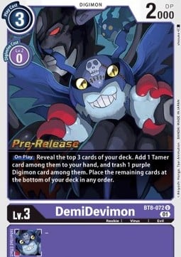 DemiDevimon BT8-072 [ Inglese / Giapponese ]