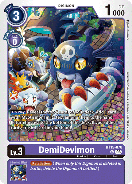 DemiDevimon BT15-070 [ Inglese / Giapponese ]