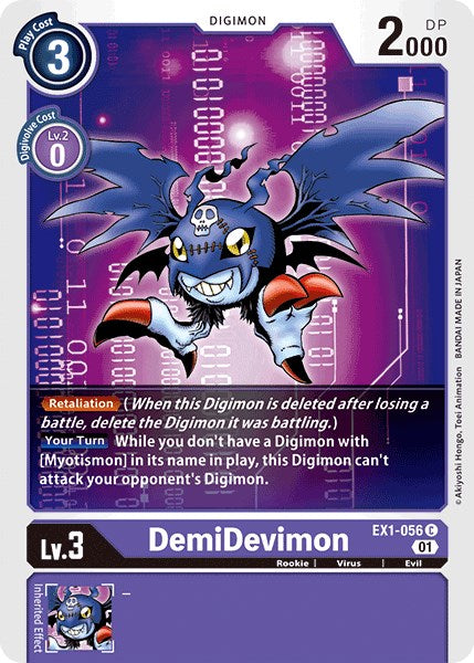 DemiDevimon EX1-056 [ Inglese / Giapponese ]