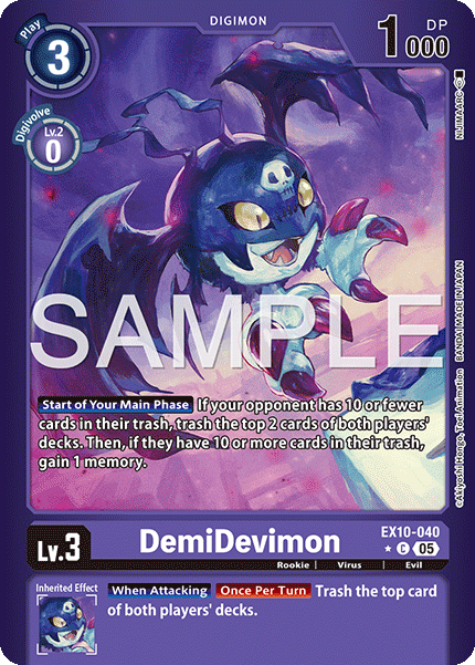 DemiDevimon EX10-040 [ Inglese / Giapponese ]