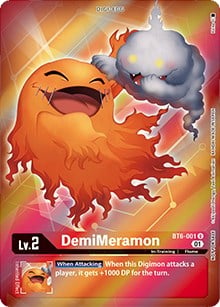 DemiMeramon BT6-001 [ Inglese / Giapponese ]
