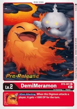 DemiMeramon BT6-001 [ Inglese / Giapponese ]