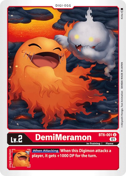 DemiMeramon BT6-001 [ Inglese / Giapponese ]