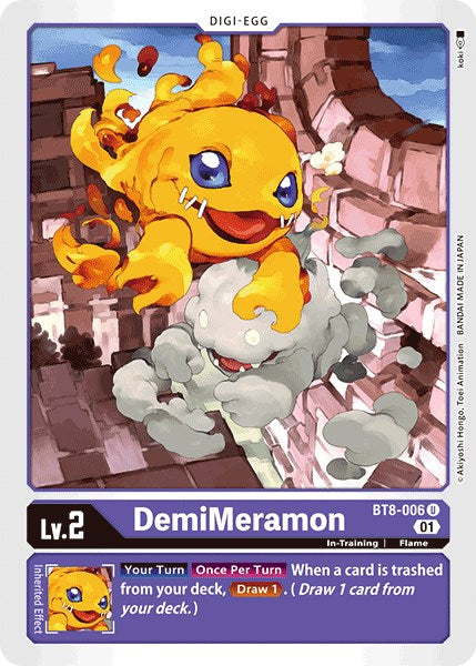 DemiMeramon BT8-006 [ Inglese / Giapponese ]