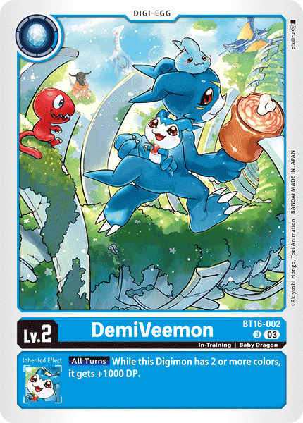 DemiVeemon BT16-002 [ Inglese / Giapponese ]