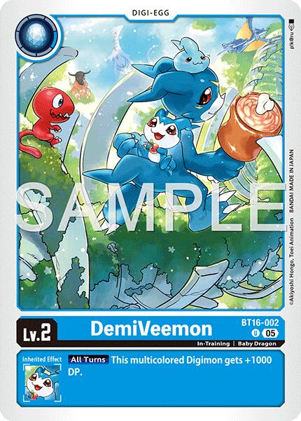 DemiVeemon BT16-002 [ Inglese / Giapponese ]